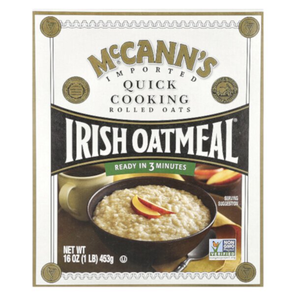 Quick Cooking Rolled Oats, 16 oz (453 g) McCann's Irish Oatmeal