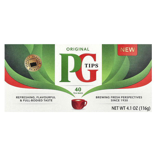 Original Tea, 40 Tea Bags, 4.1 oz (116 g) PG Tips