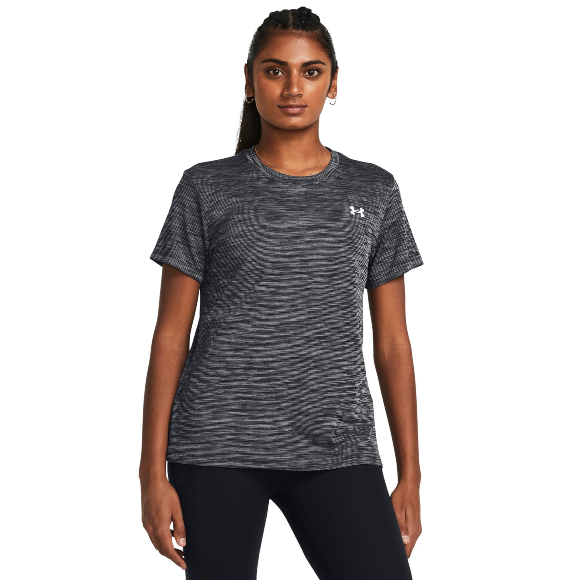 Футболка Under Armour Tech Textured с короткими рукавами, 100% полиэстер, удобная в носке Under Armour