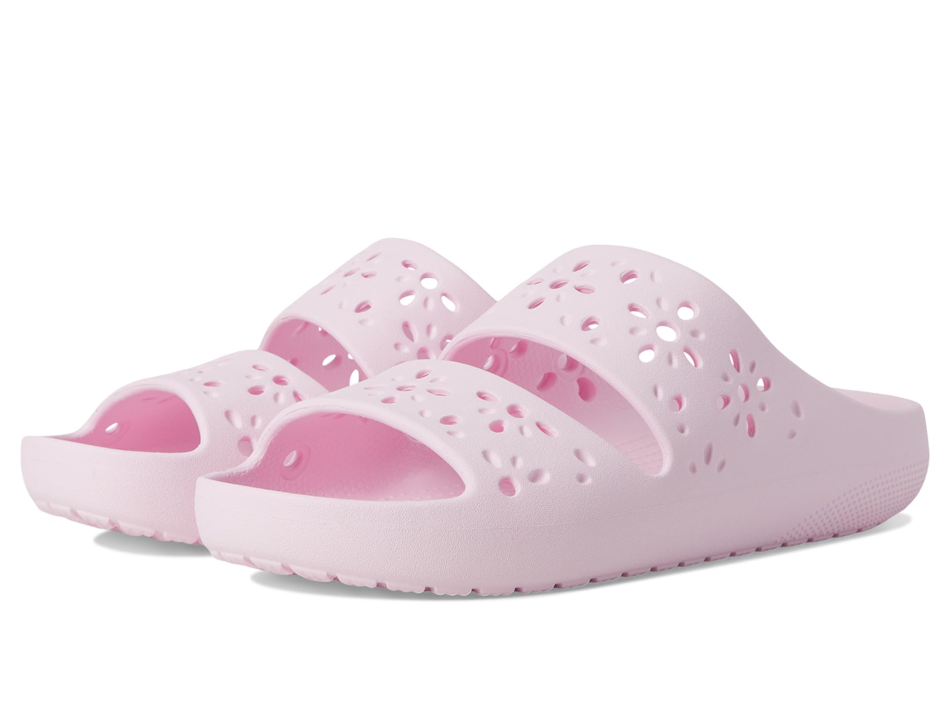 Классические сандалии Crocs 2.0 с цветочным вырезом, стелька EVA, вес 207 г, легкие Crocs