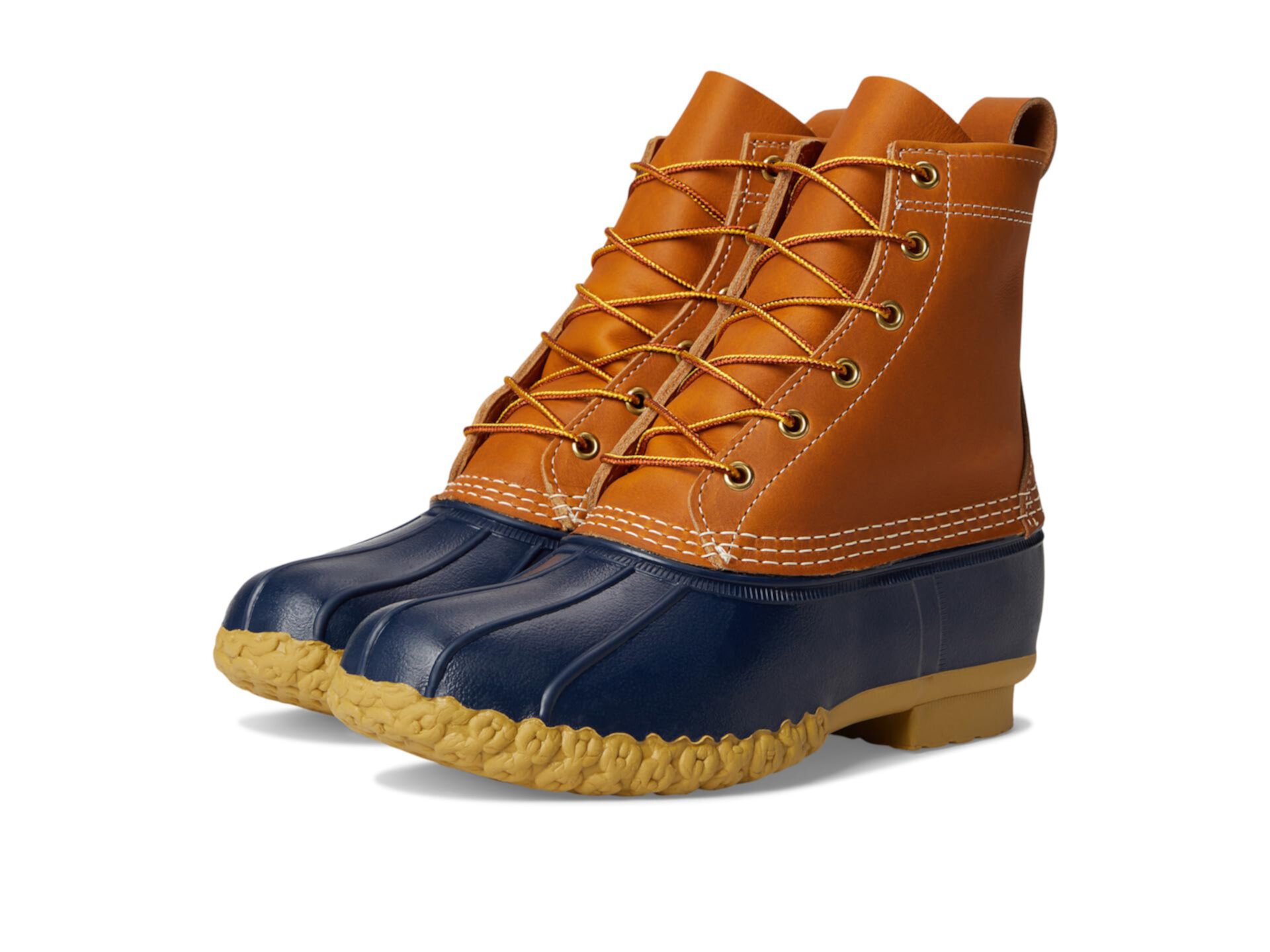 Ботинки L.L.Bean Bean Boot 8 из водонепроницаемой кожи и резины с усиленной подошвой L.L.Bean