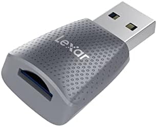 Lexar Micro SD Card Reader, USB 3.2, Up to 170MB/s Read/Write Speed for MicroSDXC/SDHC TF Memory Card (LRW330U-BNBEG) Lexar