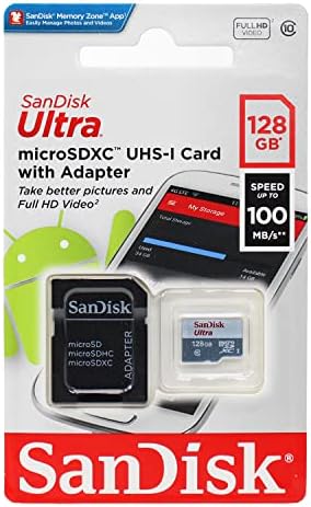 SanDisk ULTRA microSDXC memory card 128GB UHS-I, Read: up to 80MB/s + adapter SD SanDisk