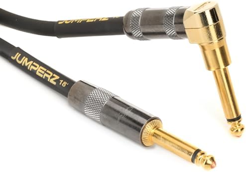 JUMPERZ Zipline T-style Gold Instrument Cable - 10 feet JUMPERZ