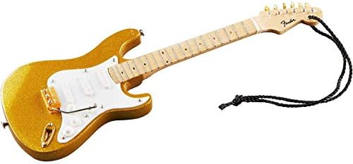 Мини-гитара-реплика Axe Heaven Holiday Ornament Fender Gold 50s Strat 15 см, ручная работа из дерева Axe Heaven