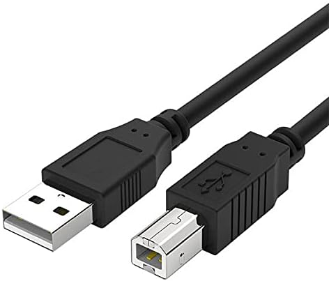 USB B MIDI Cable 10 Feet Compatible with MOOER GE150 GE200 GE300,Headrush Gigboard,Line 6 HX Stomp,HX Stomp XL,HX Effects,FBV 3,POD HD PRO X,POD Go Multi-Effects Guitar Pedal USB Cable USB 2.0 Cord Storel