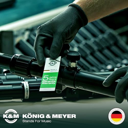 Магнитный держатель для карандаша K&M König & Meyer с белым карандашом и сильной адгезией | Лёгкий и универсальный K&M