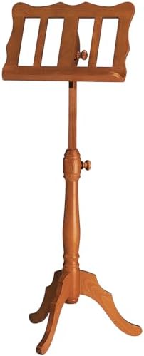 Konig & Meyer All Wooden Music Stand - Cherrywood Finish K&M