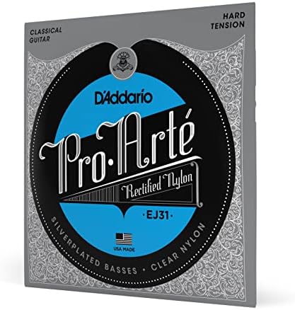 D'Addario Струны для классической гитары EJ31 - Нейлоновые струны с серебряной обмоткой, высокая интонация и теплый тон D'Addario