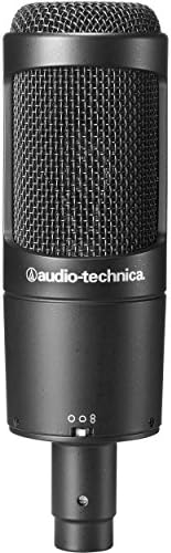 Микрофон Audio-Technica AT2050 с несколькими направленностями: держатель, поп-фильтр, 20-футовый XLR-кабель и салфетка для очистки Audio-Technica