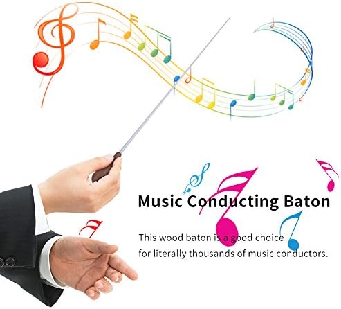 Alomejor Music Conductor Stick Music Concert Rhythm Band Director Conductor Stick 39cm Musical Instrument Alomejor