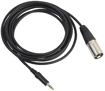 XLR Male to 3.5mm Male Connector, 3.5mm to XLR Male Pro Stereo Cablefor Amplifiers Instruments 3M Keisnoaja