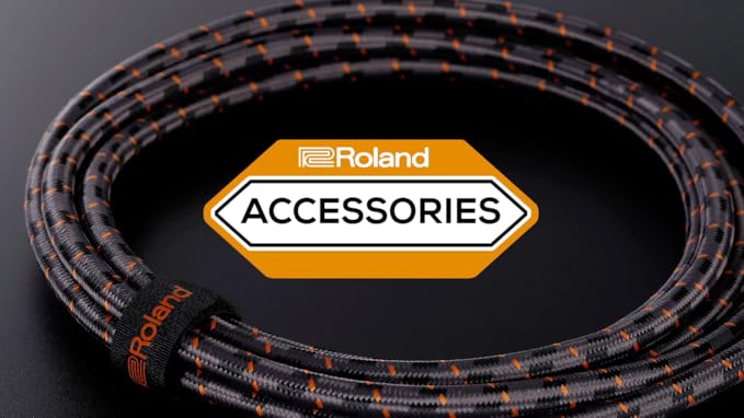 Roland 10ft MIDI Cable-Black Series, DIN connectors, 10 feet (RMIDI-B10), Modem Roland