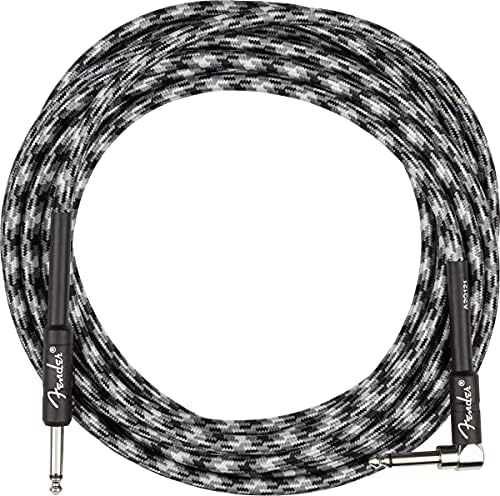 Fender Professional Series 18.6' Angled Instrument Cable- Winter Camo Fender