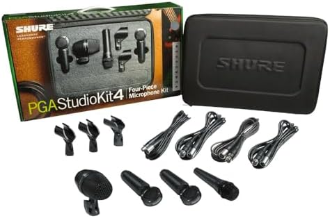 Shure PG ALTA 4-Piece Studio Microphone Kit (PGASTUDIOKIT4) Shure