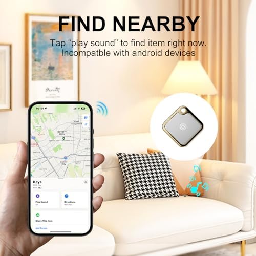 Trackers Like Apple Airtags Airtag Air Tag, for Dog Cat Key Luggage Tile Tracker,Similar,Air Tags-2 Pack,1 Pack Work with Apple Find My (iOS Only) (1Pack/Pink) (2Pack/Black&White) SMART CC