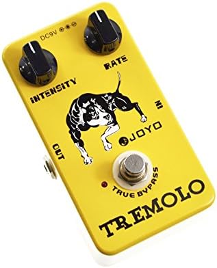 Педаль эффектов для гитары JOYO JF-09 Tremolo, с настоящим байпасом и регулировкой интенсивности и скорости. JOYO