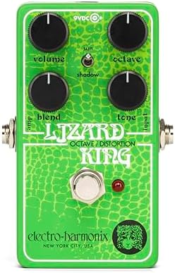 Винтажная педаль фузза Electro-Harmonix Lizard King для баса с основным и октавным контролем звука Electro-Harmonix