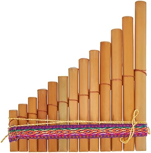 Перуанские панфлейты Percussion Plus, 13 трубочек, ручная работа, диатоничное строение, идеальны для народной музыки Percussion Plus