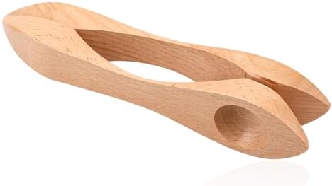 Wooden Musical Spoon, Folk Percussion Instrument Beech Percussion Spoons Wood Sound Music Instruments for Party Festival Holiday Adults Kids Percussion Lovers Gifts Boxob