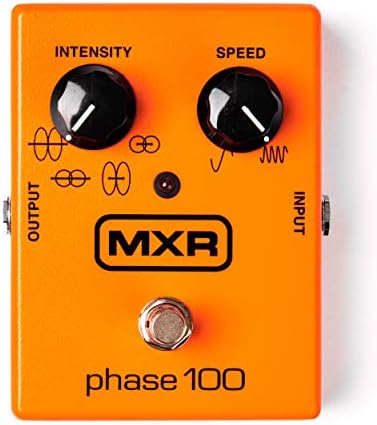 Эффект-педаль MXR Phase 100, 10 уровней фазового сдвига и регуляторы интенсивности звука MXR