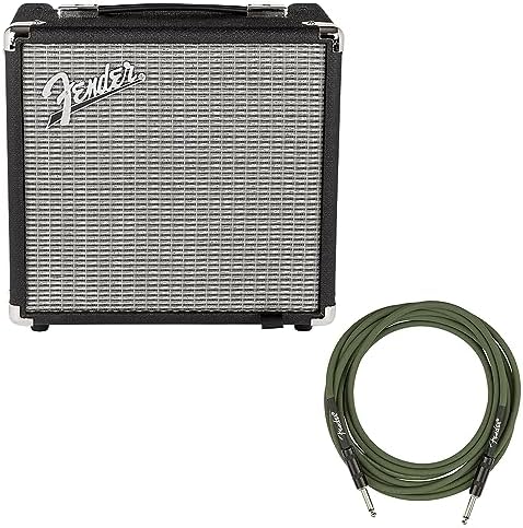 Комбо-усилитель для бас-гитары Fender Rumble 100 V3, 100 Вт, комплект с кабелем Fender Joe Strummer длиной 3,9 м Fender