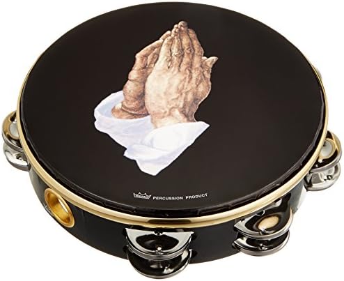 Remo Praise Tambourine - Praying Hand , 8" Remo