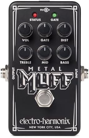 Электрогитарная педаль искажения Electro-Harmonix Nano Metal Muff, компактная с широкими настройками EQ Electro-Harmonix