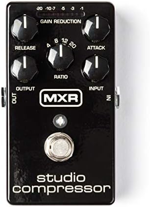 Педаль эффектов MXR Studio Compressor для гитары, управление Attack, Release, Ratio, True Bypass MXR