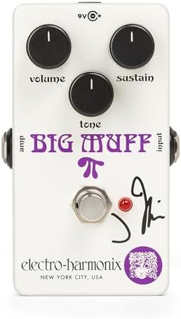 Электрогитара Electro-Harmonix J Mascis Violet Ram's Head Big Muff Pi Fuzz с уникальным дизайном и True Bypass Electro-Harmonix