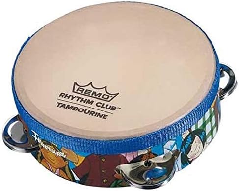 Remo RH-2106-00 Rhythm Club Tambourine - Rhythm Kids, 6" Remo