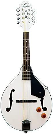 Oscar Schmidt, 8-String Mandolin, White (OM10EWH-A-U) Oscar Schmidt