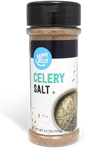 Amazon Brand - Happy Belly Celery Salt, 5.5 ounce (Pack of 1) Happy Belly