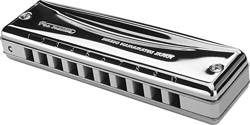 SUZUKI Harmonica, Silver with chrome plating Promaster-A SUZUKI