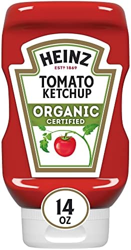 Heinz Organic Tomato Ketchup (14 oz Bottle) Heinz