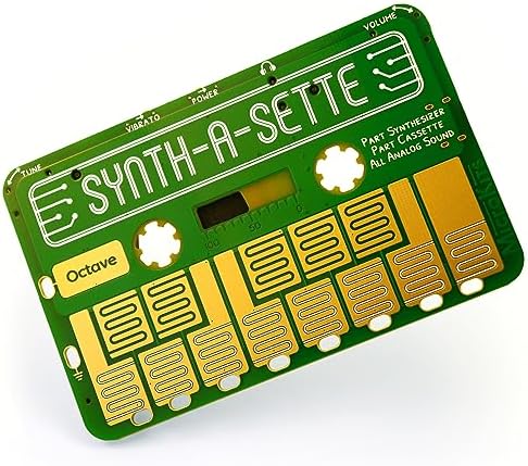 Synth-a-Sette: Портативный аналоговый синтезатор с 13 клавишами, встроенным динамиком и возможностью создания собственной клавиатуры. MicroKits