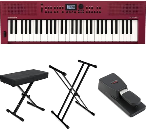 Клавиатура Roland GO:KEYS 3 - 61 клавиша, 128 голосов, 554 тембра, Bluetooth, MIDI плеер и USB рекордер. Roland