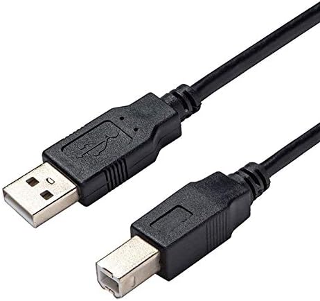 6Ft Replacement Midi USB Cable Cord for Audio Interface, Midi Keyboard, USB Microphone, Mixer, Speaker, Monitor, Instrument, Strobe Light System Laptop Mac PC AlyKets