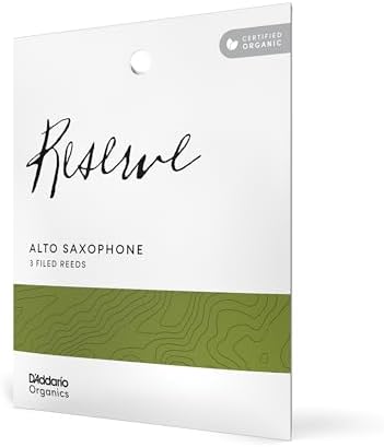 Резинки для альт-саксофона D’Addario Organic Reserve - Филированные, жесткость 2, упаковка 3 шт. D'Addario