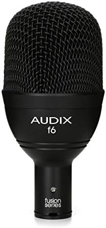 Микрофон для ударной установки Audix f6, гиперкардиоидный, 140 дБ SPL, для бас-барабана и низкочастотных инструментов AUDIX