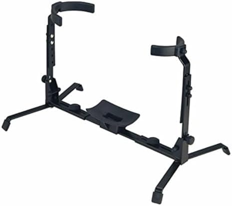 K&M Konig & Meyer 14940.000.55 Tuba Stand | Adjustable Height / Width | Rubber Covered Arms | Stable Sturdy Instrument Support | Bore Hole with Comb | Folds Easily For Travel | German Made | Black K&M