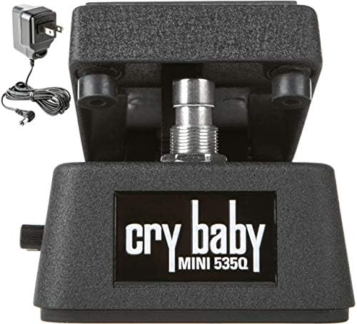 Педаль эффектов Dunlop CBM535Q Cry Baby Q Mini Wah с адаптером Dunlop ECB-003 на 9 вольт, 4 диапазона частот MXR