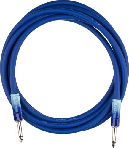 Fender Instrument Cable, 1/4" Straight, Belair Blue (990810210) Fender