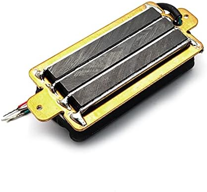 SAPHUE 2-Dual Blade Electric Guitar High Output Track Type Four Coil Humbucker Pickup Black SAPHUE