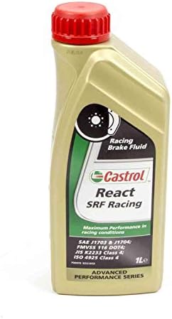 Allstar Performance Brake Fluid, Castrol SRF React, DOT 4, 33.8 oz Bottle, Each Allstar Performance