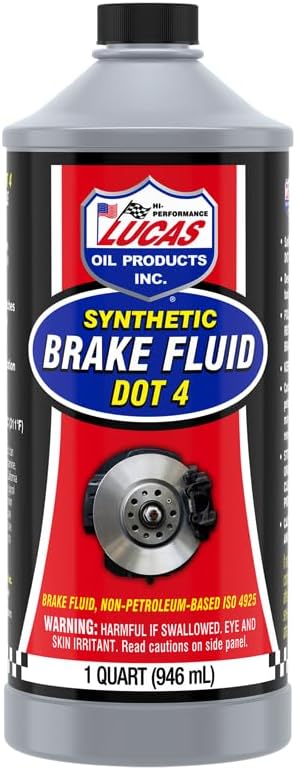 Lucas Oil DOT 4 Synthetic Brake Fluid//Quart (Pack of 2) Lucas Oil