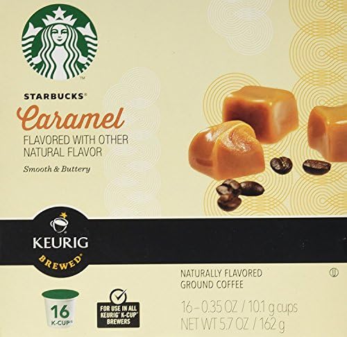 Starbucks Caramel K Cups 16-0.35 OZ Starbucks