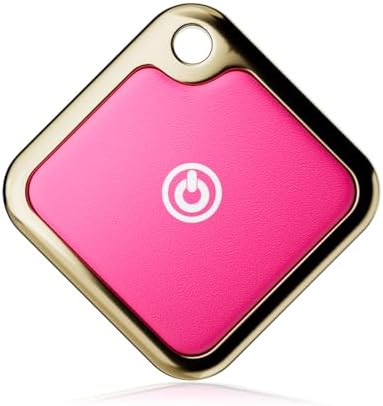 Trackers Like Apple Airtags Airtag Air Tag, for Dog Cat Key Luggage Tile Tracker,Similar,Air Tags-2 Pack,1 Pack Work with Apple Find My (iOS Only) (1Pack/Pink) (1Pack/Rose Red) SMART CC