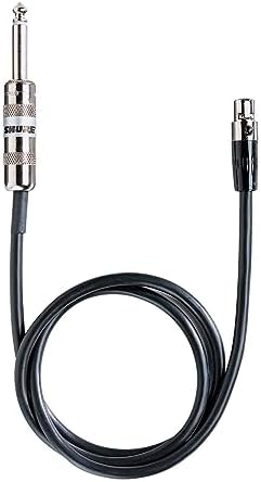 Инструментальный кабель Shure WA302 0,75 м, 4-контактный мини-разъем (TA4F) и 1/4" штекер Shure