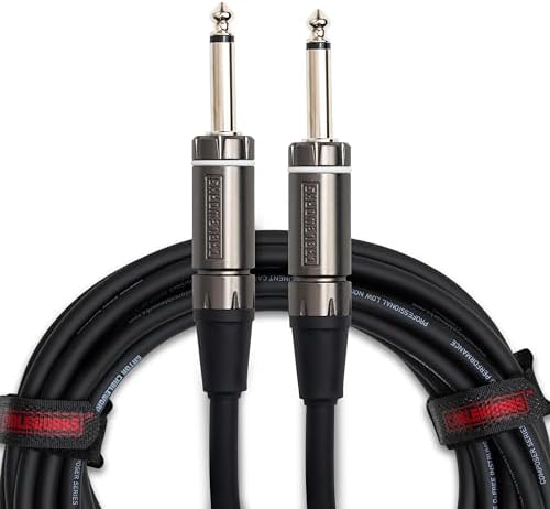 By Gator Cases Composer Series Deluxe 30 Foot Straight to Straight Instrument Cable; (GCWC-INS-30) Cableworks